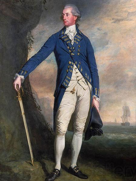 Lemuel Francis Abbott Portrait of Captain George Montagu Norge oil painting art